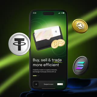 Écran mobile présentant la plateforme de trading Onde Rendange